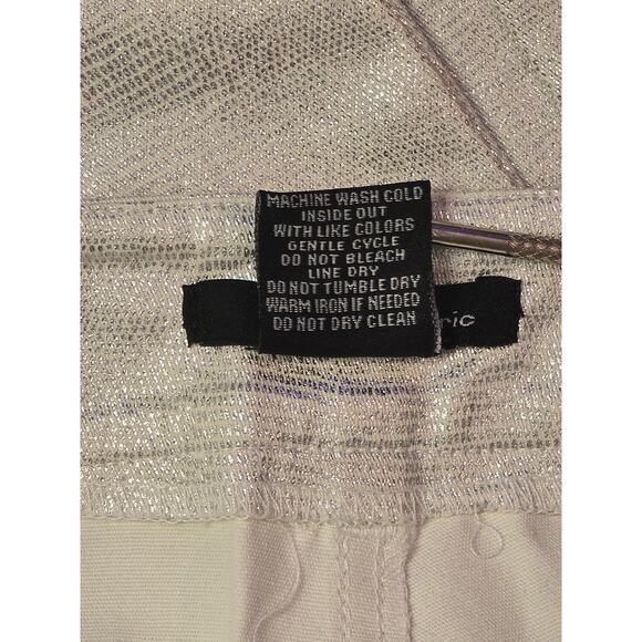 E39 By Eric Silver Stretch Jeans Sz 12 NWT - Picture 7 of 12